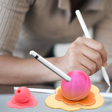 Load image into Gallery viewer, Novelty Melting Lollipop Style Pen Holder Stand Flower Base Silicone Organizer for Desk Stationery Stylus and Pencil Storage