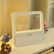 Load image into Gallery viewer, 3D Pen Holder Night Light LED Desk Lamp with Motivational Sign Creative Graduation Gift for Students Present Room Decor
