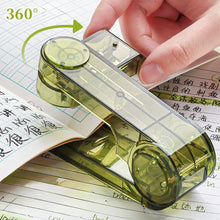 Load image into Gallery viewer, 360 Degree Rotatable Stapler for Students and Office Use Portable Desktop Stapler with 400pcs Staples for School Home and Document Binding