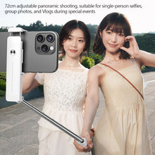 Load image into Gallery viewer, 360° Rotating Mini Bluetooth Selfie Stick Foldable Pocket Phone Stand with Wireless Remote for Live Streaming Photography