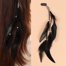 Load image into Gallery viewer, Bohemian Feather Hairband Women's Festive Masquerade Carnival Hippies Costume Indian Prom Gypsy Long Tassel Hair Accessories