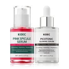Load image into Gallery viewer, Vitamin Facial Pink Spicule Serum Hydrating Soothing Brightening Microneedling Anti-Wrinkle Pore Tightening Niacinamide Skin Care