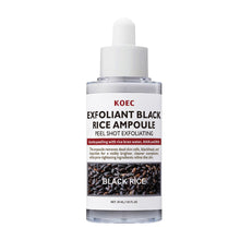 Load image into Gallery viewer, Exfoliant Black & White Rice Ampoule Facial Serum Peel Shot Exfoliating Brightening Remove Dead Skin Blackhead Facial Cleaning