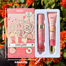 Load image into Gallery viewer, Lip Combo Strawberry Flavor Tinted Lip Oils Long Lasting Moisturizing and Nourishing Plumper Lip Care Gift Makeup