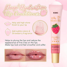 Load image into Gallery viewer, Lip Combo Strawberry Flavor Tinted Lip Oils Long Lasting Moisturizing and Nourishing Plumper Lip Care Gift Makeup