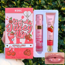 Load image into Gallery viewer, Lip Combo Strawberry Flavor Tinted Lip Oils Long Lasting Moisturizing and Nourishing Plumper Lip Care Gift Makeup