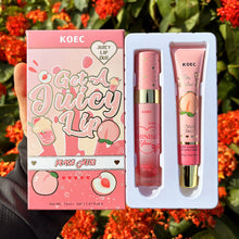 Load image into Gallery viewer, Lip Combo Strawberry Flavor Tinted Lip Oils Long Lasting Moisturizing and Nourishing Plumper Lip Care Gift Makeup