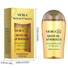 Load image into Gallery viewer, Argan Oil Of Morocco Hair Oil Hair Care Scalp Essential Oil For Repairing Dry Damage Hair Treatment Strength Renewing Hair Oil