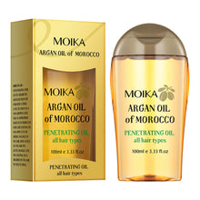Load image into Gallery viewer, Argan Oil Of Morocco Hair Oil Hair Care Scalp Essential Oil For Repairing Dry Damage Hair Treatment Strength Renewing Hair Oil