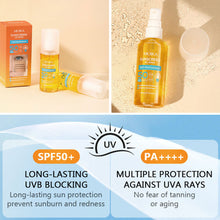Load image into Gallery viewer, 100ml SPF50+ Long-Lasting Moisturizing Sunscreen Spray with Moisturizing and UV Protection Functions Lightweight and Breathable