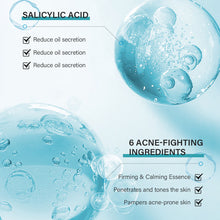 Load image into Gallery viewer, Tea Tree Salicylic Acid Serum Shrink Pore Cream Elimination Large Pores Remove Blackehead Face Smooth Repairing Skin Care Set