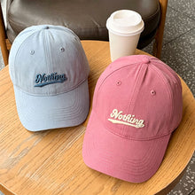 Load image into Gallery viewer, Big Head Circumference Letter Embroidery Baseball Cap Summer Sunscreen Outdoor Peaked Hat Unisex