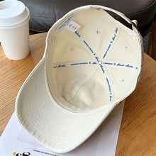 Load image into Gallery viewer, Big Head Circumference Letter Embroidery Baseball Cap Summer Sunscreen Outdoor Peaked Hat Unisex