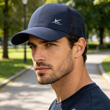 Load image into Gallery viewer, Men's Breathable Mesh Baseball Cap Adjustable Outdoor UV Protection Sun Hat Sports Casual Fishing Travel Cap