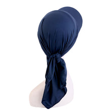 Load image into Gallery viewer, Ethnic Style Classic Solid Color Turban Hat Curved Brim Adjustable Baseball Cap Breathable Sunscreen Headscarf Hat
