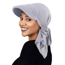 Load image into Gallery viewer, Ethnic Style Classic Solid Color Turban Hat Curved Brim Adjustable Baseball Cap Breathable Sunscreen Headscarf Hat