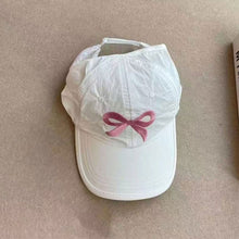 Load image into Gallery viewer, Kids Summer Thin Empty Top Baseball Cap Ponytail Design Sun Hat Breathable UV Protection Cute Cap for Boys Girls