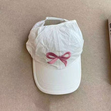 Load image into Gallery viewer, Kids Summer Thin Empty Top Baseball Cap Ponytail Design Sun Hat Breathable UV Protection Cute Cap for Boys Girls