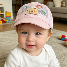 Load image into Gallery viewer, Nice Kids Summer Mesh Sun Hat Breathable UV Protection Visor Hat For Outdoor Beach Travel Daily Casual