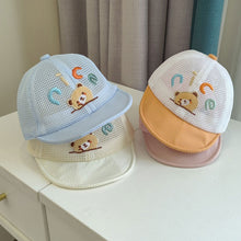 Load image into Gallery viewer, Nice Kids Summer Mesh Sun Hat Breathable UV Protection Visor Hat For Outdoor Beach Travel Daily Casual