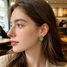 Load image into Gallery viewer, French Style Candy Color Resin Irregular Geometric Non-Piercing Ear Clips Fashion Daily Women Earrings Jewelry