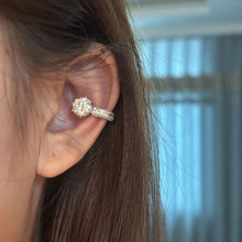 Load image into Gallery viewer, Geometric Eight-pointed Star Row Zircon Non-Piercing Ear Clip Earrings Elegant Women Daily Banquet Party Jewelry