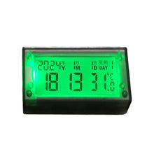 Load image into Gallery viewer, Motorcycle Solar Powered Multi-Function Digital Clock Touch Button Thermometer Calendar Waterproof for Bike Car E-Bike Accessory