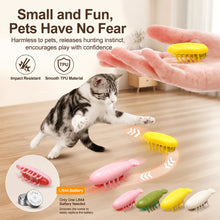 Load image into Gallery viewer, Electric Crawling Bug Interactive Cat Toy Moving Insect Toy with Random Path Pet Teaser for Indoor Bored Cats Kittens