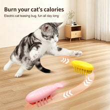 Load image into Gallery viewer, Electric Crawling Bug Interactive Cat Toy Moving Insect Toy with Random Path Pet Teaser for Indoor Bored Cats Kittens