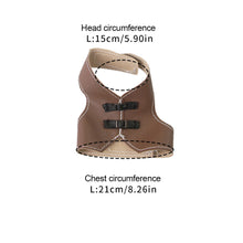 Load image into Gallery viewer, Adjustable Vintage Faux Leather Bird Vest Pet Parrot Coat for Daily Wear Bird Apparel Easy On/Off Bird Accessories