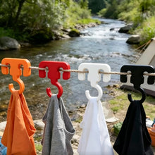 Load image into Gallery viewer, 5PCS 3D Printed Camping Hooks Portable Multi-Functional Drying Rope Hangers for Outdoor Gear Storage