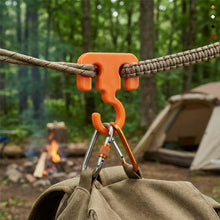 Load image into Gallery viewer, 5PCS 3D Printed Camping Hooks Portable Multi-Functional Drying Rope Hangers for Outdoor Gear Storage