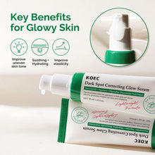 Load image into Gallery viewer, Dark Spot Correcting Glow Serum Hydrating Soothing Brightening Even Skin Tone Improve Elasticity Niacinamide Squalane Essence