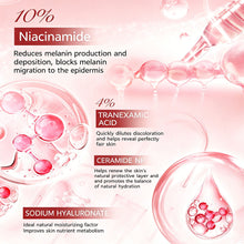 Load image into Gallery viewer, Nicotinamide Facial Serum Melanin Removal Reduce Dark Spots Even Skin Tone Brightening Rejuvenation Anti Acne Face Essence 30ml