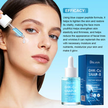 Load image into Gallery viewer, GHK-Cu Copper Peptides Facial Serum with SNAP-8 for Fine Lines Wrinkles Firming Revitalize Skin For All Skin Types