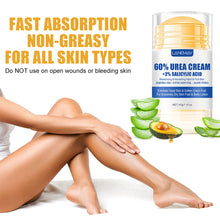 Load image into Gallery viewer, Ultra-Hydrating 60% Urea Avocado Oil Foot Cream Aloe Vera for Softening Dry Cracked Feet Gentle Exfoliation Daily Foot Care