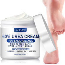 Load image into Gallery viewer, 60% Urea 2% Salicylic Acid Cream for Hand & Foot Suitable for Dry Hand & Foot Moisturizing Cream Rich in Jojoba Oil Avocado Oil and Aloe