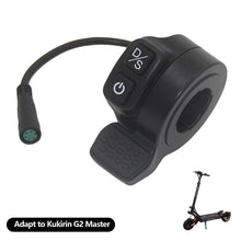 Load image into Gallery viewer, Electric Scooter Accelerator Switch Thumb Throttle with Dual Button for Kukirin G2 Master Single/Dual Drive Replacement Part