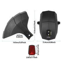 Load image into Gallery viewer, Electric Scooter Rear Fender with Taillight for Kugoo Kukirin G3 G4 Mudguard Cover Replacement Part