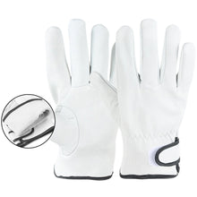 Load image into Gallery viewer, Work Gloves Soft Sheepskin Leather Driver Hunting Driving Farm Garden Welding Security Protection Safety Mechanic Glove
