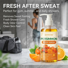 Load image into Gallery viewer, Eliminate Odors Gently Nourishing Body Persimmon Shower Gel Wash Deep Cleansing Moisturizing Shower Gel Aroma Body Care