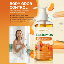 Load image into Gallery viewer, Eliminate Odors Gently Nourishing Body Persimmon Shower Gel Wash Deep Cleansing Moisturizing Shower Gel Aroma Body Care