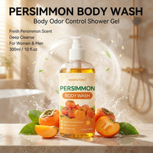 Load image into Gallery viewer, Eliminate Odors Gently Nourishing Body Persimmon Shower Gel Wash Deep Cleansing Moisturizing Shower Gel Aroma Body Care