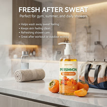 Load image into Gallery viewer, Eliminate Odors Gently Nourishing Body Persimmon Shower Gel Wash Deep Cleansing Moisturizing Shower Gel Aroma Body Care