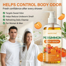 Load image into Gallery viewer, Eliminate Odors Gently Nourishing Body Persimmon Shower Gel Wash Deep Cleansing Moisturizing Shower Gel Aroma Body Care