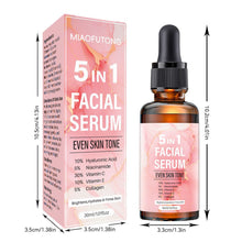 Load image into Gallery viewer, 5 in 1 Face Skin Care Serum Collagen Hyaluronic Acid Niacinamide Vitamin C/E Deep Moisturizing Firming Anti-wrinkle Facial Serum