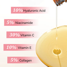 Load image into Gallery viewer, 5 in 1 Face Skin Care Serum Collagen Hyaluronic Acid Niacinamide Vitamin C/E Deep Moisturizing Firming Anti-wrinkle Facial Serum