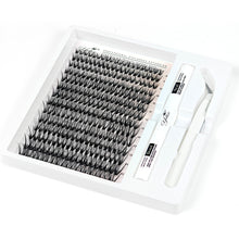 Load image into Gallery viewer, DIY Lash Extension Kit Individual Cluster False Eyelashes Mix Women Eyelashes Full Set Tweezers Lash Bond Seal Lashes Kit