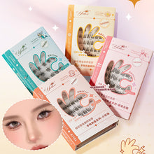 Load image into Gallery viewer, Glue-free False Eyelashes DIY Single Clusters Eyelash Self-adhesive Glue Free False Eyelashes Flower Natural Soft Lashes