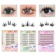 Load image into Gallery viewer, Self-adhesive Glue Free False Eyelashes Reusable DIY Segmented DIY Lashes Clusters No Glue Needed Natural Soft Lashes